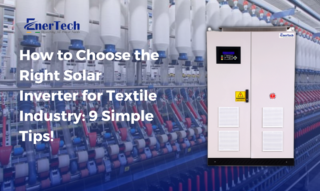 Solar Inverter for Textile Industry