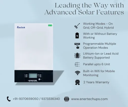 HF Wall mounted Solar Hybrid inverter.