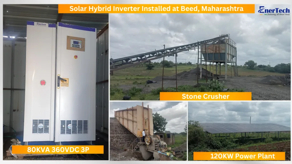 Solar Hybrid Inverter for Stone Crusher Plant