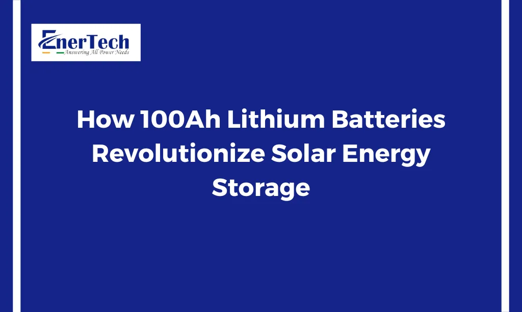 100ah lithium battery