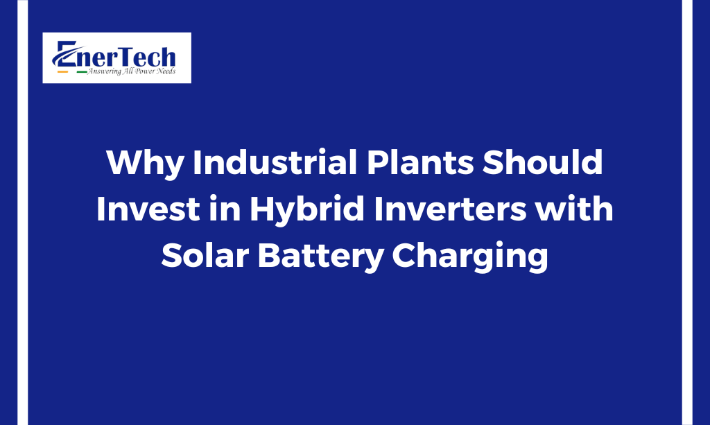 hybrid inverter with solar battery charging