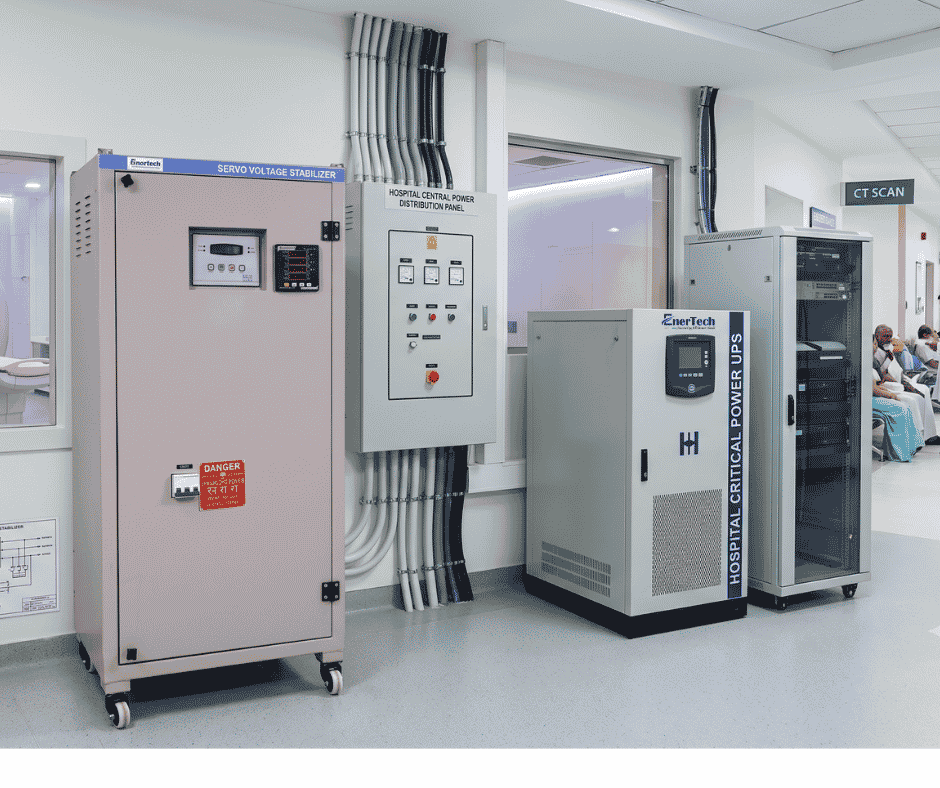 Air Cooled Servo Voltage Stabilizer in Hospital