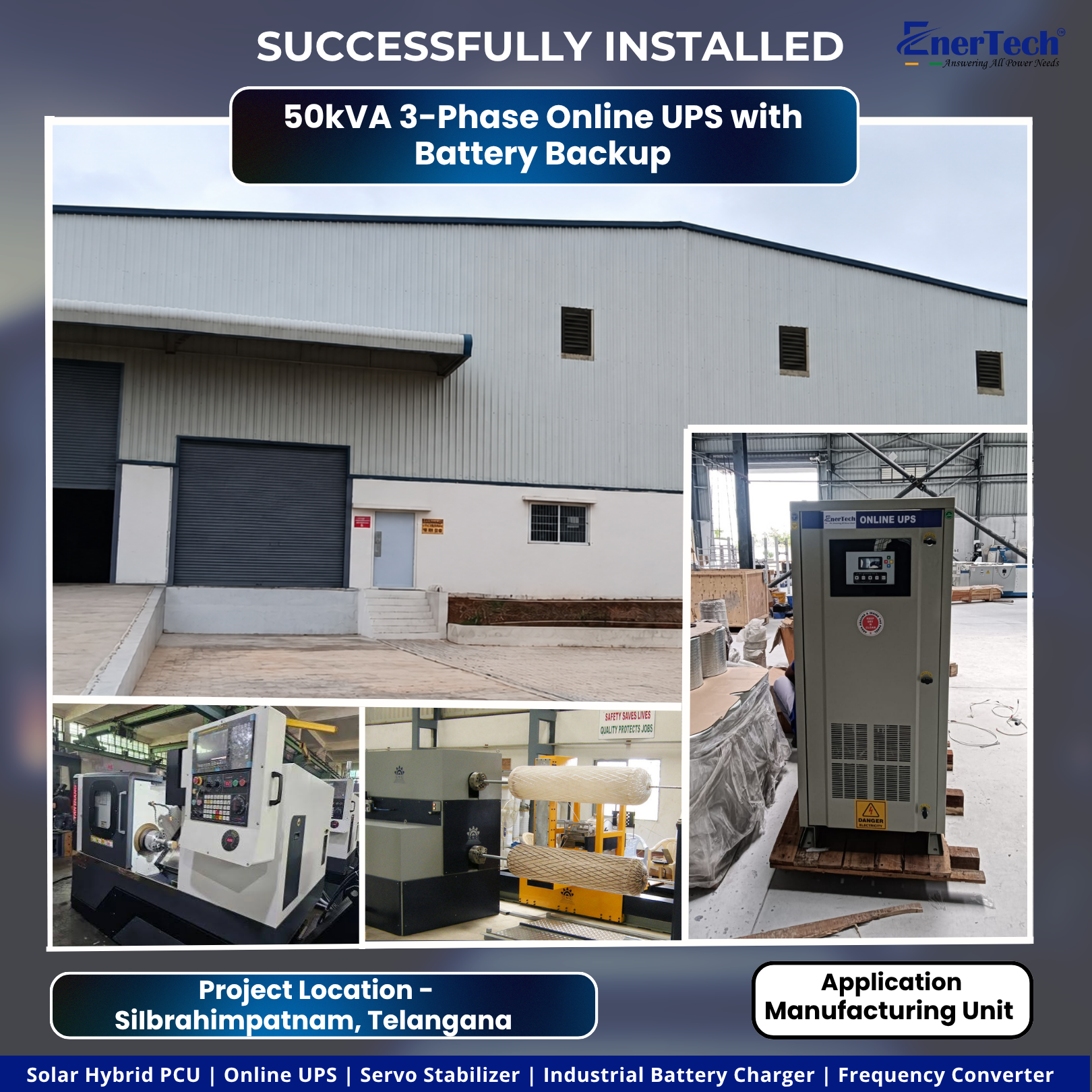 Manufacturing and Industrial UPS Solutions